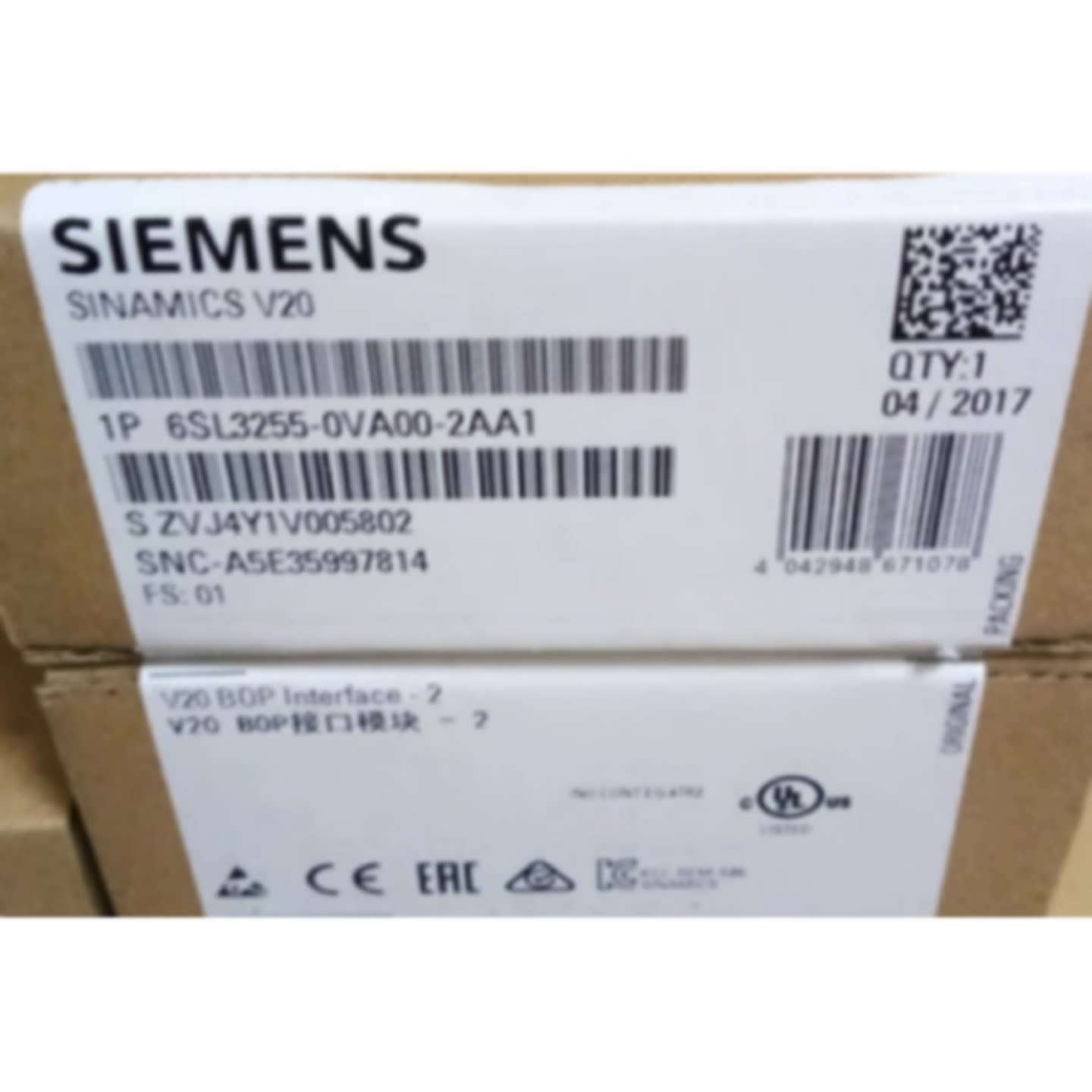 议价议价6SL3255-0VA00-2AA1V20外置面板接口模块6SL32550VA002AA