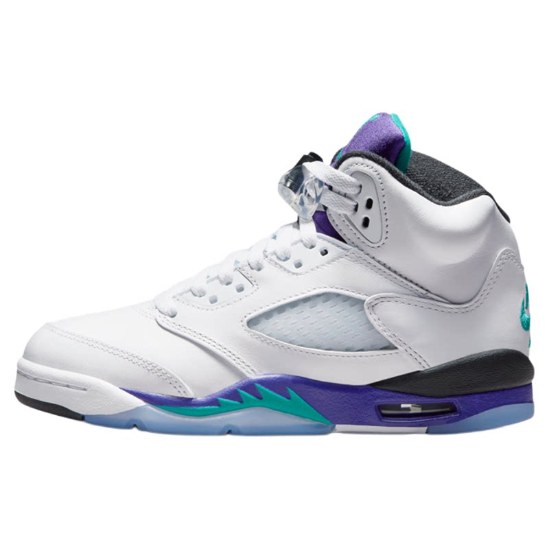 AirJordan5白紫葡萄儿童篮球鞋