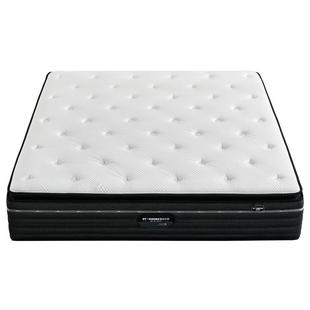 星港家居27cm加厚舒适软垫乳胶布袋独立弹簧床垫1.5m/1.8米偏软