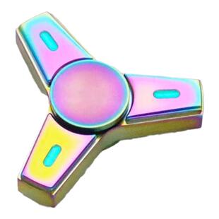 指尖陀螺EDC迷你夜光金属静音平稳解减压放松成人儿童黑科技玩具