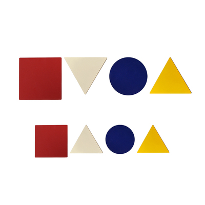 原创包豪斯风几何bauhaus冰箱贴