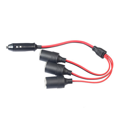 12v/24v母座一分二汽车点烟器