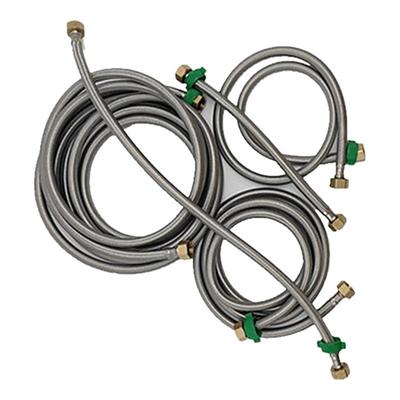 纯铜头钢丝马桶水箱通用编织软管