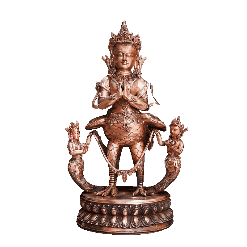 欧斯特紫铜雕花工艺室内桌面摆件