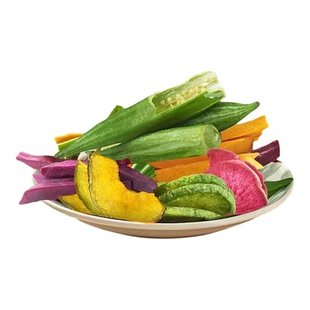 综合果蔬脆蔬菜冻干水果脯脆混合装香菇脆孕妇小零食休闲小吃食品