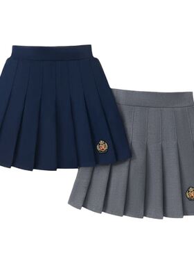 半身裙女童学院风A字裙高腰洋气
