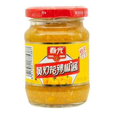 春光黄灯笼辣椒酱150g蒜蓉
