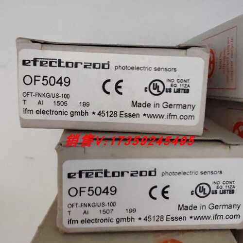 议价IFM OF5049 OF5012 OG5056 OG5125 OBF500 易福门 全新原装正