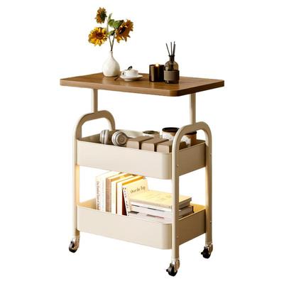 可移动茶几小推车沙发边几床边置物架高桌子客厅零食收纳架
