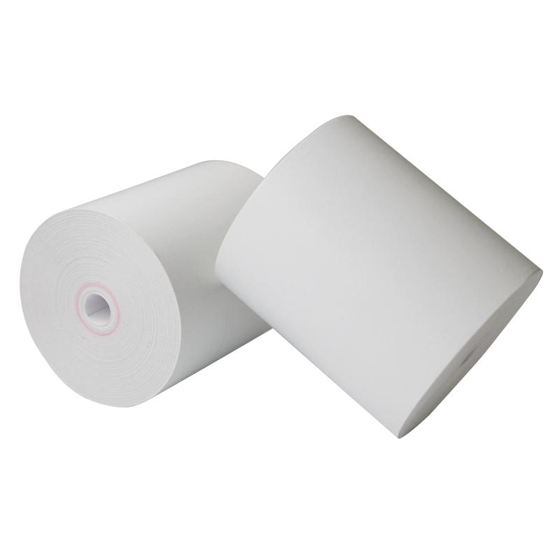 冠华无管芯收银纸57×50×30热敏纸80×80mm厨房餐厅超市美团外卖小票收银机打印纸整箱打印纸可定制印刷