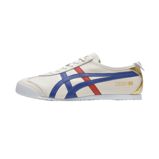 Onitsuka Tiger鬼冢虎 MEXICO 66烫金休闲板鞋运动鞋男D507L-0152
