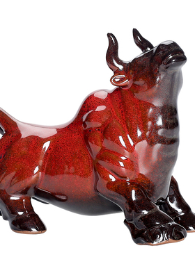 摆设动物中式家居客厅博古架陶瓷