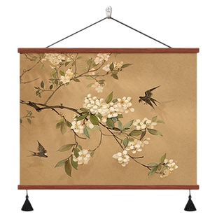 喜上眉梢电表箱装饰画宋代美学餐厅电表盒电闸箱挂画配电箱遮挡画