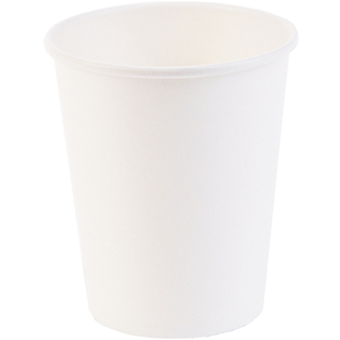 一次性杯子200毫升7盎司加厚纯白纸杯一次性水杯纸杯定制整箱包邮