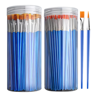 杰利碑文补漆笔石碑描字补漆专用笔刷平头尖头细字描画勾线笔清明节扫墓上坟描碑笔路碑墓碑油漆修补涂色画笔