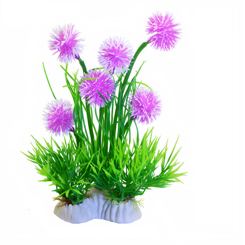 鱼缸造景摆件塑料花草微景观水族造景仿真假花假水草植物仿真水草