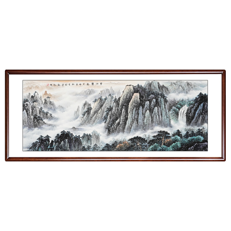水墨画山水画手绘字画客厅挂画真迹靠山招财办公室挂画装饰画国画
