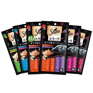 sheba希宝进口猫条100支成猫幼猫湿粮包猫罐头零食营养补水旗舰店