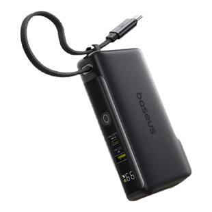 【充电宝3C认证】倍思67W超能充2025新款三合一充电宝自带线充电器超薄小巧便携适用苹果17air1516移动电源