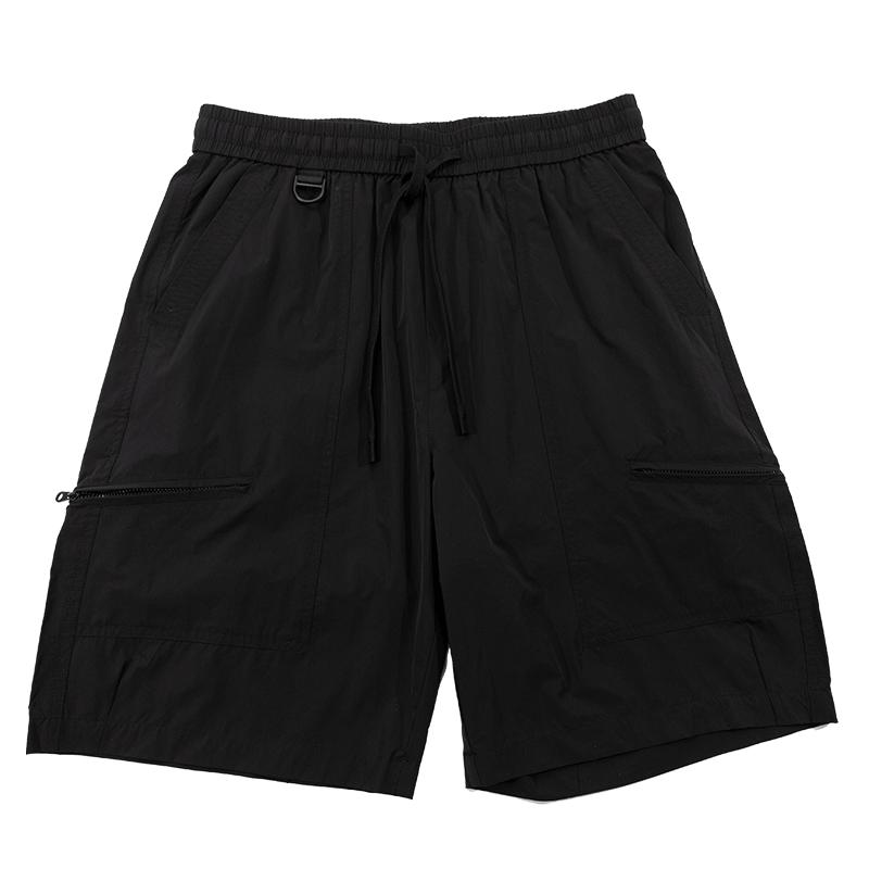 工裝短褲男夏季薄款新款寬松休閑速干五分中褲美式潮冰絲褲子運(yùn)動(dòng)