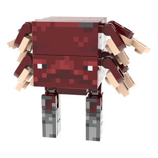 适用小颗粒我的世界积木炽足兽凋零骷髅拼装益智男孩子玩具1609