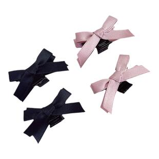 芭蕾风丝带蝴蝶结小抓夹 公主头发夹两侧 精灵耳发卡女2025新款