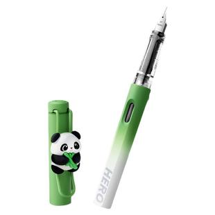 英雄钢笔三年级小学生专用正姿练字可替换墨囊精致高颜值四五年级儿童初学者不可擦不漏墨刻字官方旗舰店正品