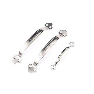 拉手柜门橱柜暗拉手抽屉长条拉手简装实底座门五金柜子不锈钢把手