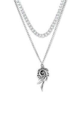 项链hiphop嘻哈潮男高双层叠加