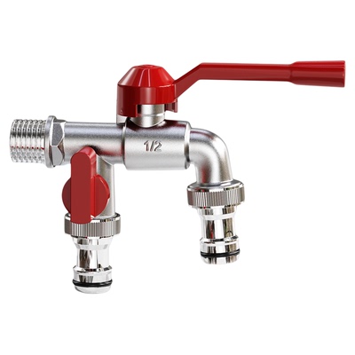 潜水艇户外水龙头防冻一进二出