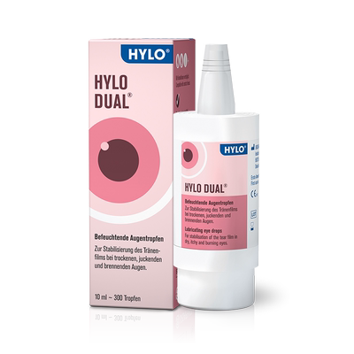【自营】德国海露HYLO DUAL滴眼液眼药水不含防腐剂10ml 隐形美瞳
