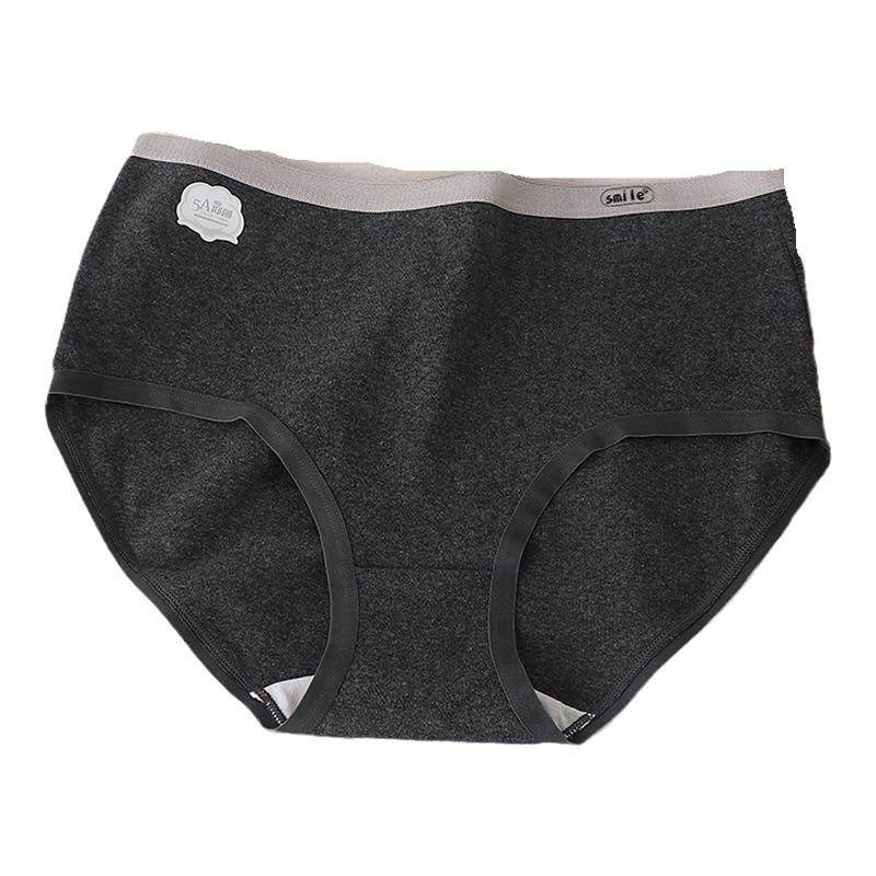 大码内裤少女中腰纯色婴儿纯棉A类抗菌运动透气胖mm三角裤头230斤
