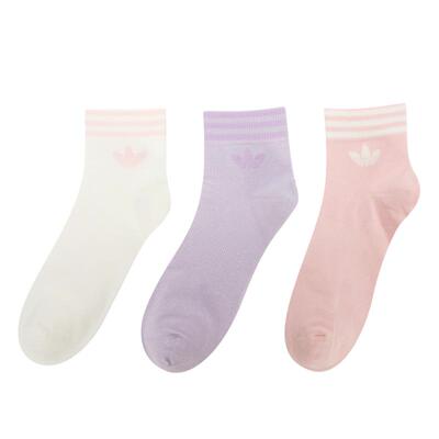 阿迪达斯三叶草男女同款休闲袜