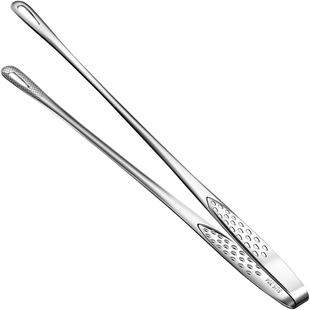 烧烤肉夹304不锈钢夹子厨房煎牛排专用夹面包夹食物用品工具加长