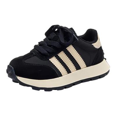 女童加绒运动鞋儿童真皮德训鞋潮