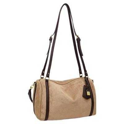 麂皮绒托特大包2025新款