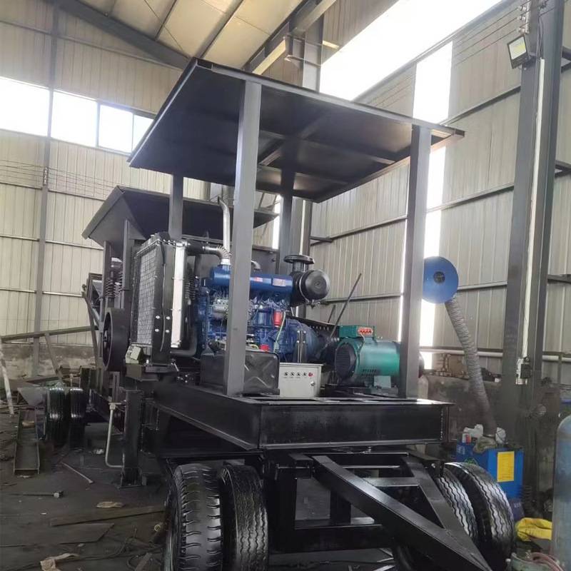 制砂机破碎机鹅卵石制砂机建筑垃圾煤矸石移动制砂机锤式破碎机