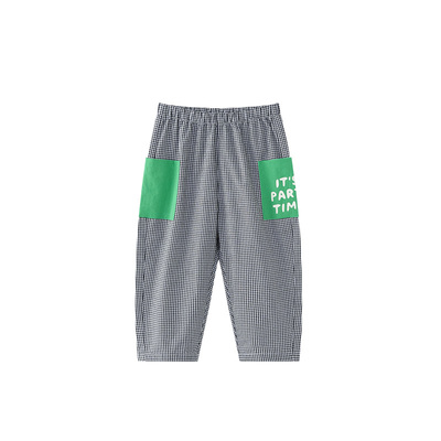 博睿恩宝宝休闲条纹裤子春夏新款