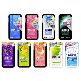 日本进口Asahi 朝日 MINTIA 薄荷润喉糖1粒5分钟凉爽 CLEAR PLUS