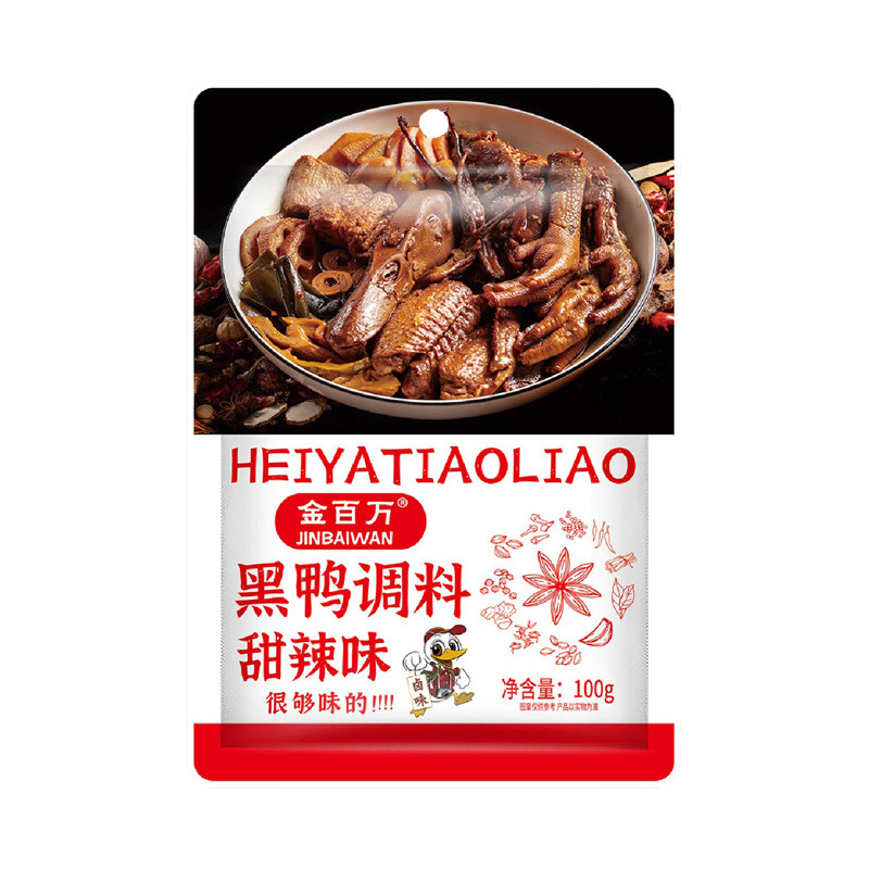 黑鸭甜辣过瘾酱香突出100g酱料