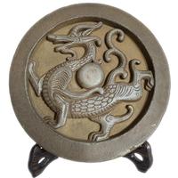 漢代四神獸瓦當(dāng)客廳鎮(zhèn)宅中式擺件