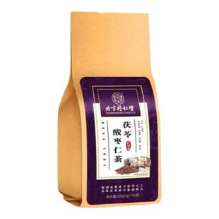 北京同仁酸枣仁百合茯苓茶睡眠茶非助眠膏多梦质量差茶包汤正品