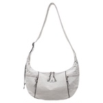 Fouvor新款牛角包女大容量简约通勤单肩斜挎包时尚多功能饺子包