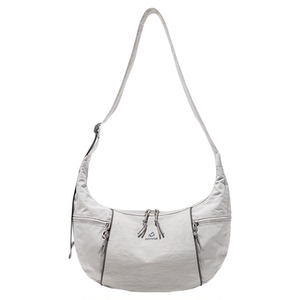 Fouvor新款牛角包女大容量简约通勤单肩斜挎包时尚多功能饺子包