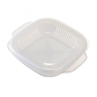 米饭保鲜盒双层分装食物收纳可微波可加热冷冻盒上班专用家用饭盒