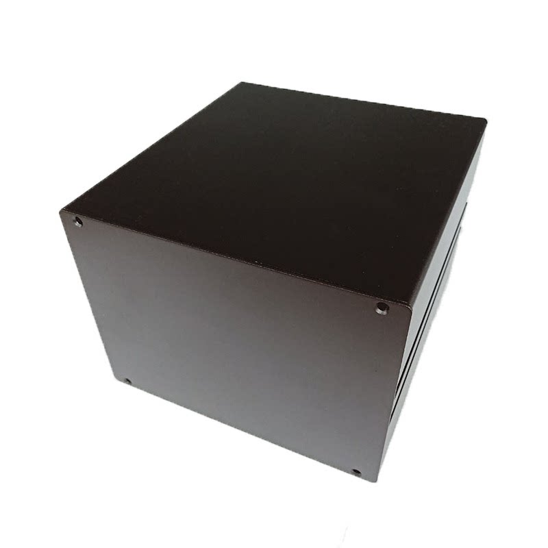 铝合金外壳仪表机箱一体控制器盒diy定制锂电池盒150x110
