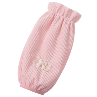 可爱防污袖套女工作秋冬季套袖长款韩版护袖上班新款厨房大人手袖