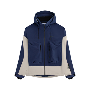 nowinsnow2025新款滑雪服男女保暖夹棉防风防水连帽单板滑雪上衣