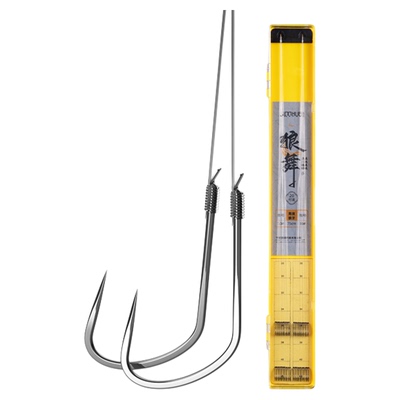 狼牙子线双钩防缠绕飞磕竞技黑坑