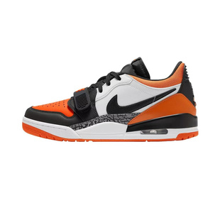 耐克/Nike Air jordan Legacy 312黑橙低帮复古篮球鞋 CD7069-118